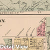 Historic Map : 1876 Marion Township ; Industry Township, Beaver Co. PA. - Vintage Wall Art