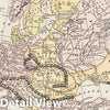 Historic Map : 1901 Map of Europe A.D. 1200 - Vintage Wall Art