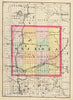 Historic Map : 1873 (Map of Osceola County, Michigan) - Vintage Wall Art