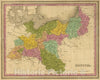 Historic Map : 1845 Prussia. v1 - Vintage Wall Art