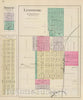Historic Map : 1887 Lindsborg, King City, Roxbury. - Vintage Wall Art