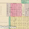 Historic Map : 1887 Lindsborg, King City, Roxbury. - Vintage Wall Art