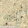 Historic Map : 1901 London - Vintage Wall Art