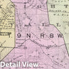 Historic Map : 1898 9 N, 8 W. - Vintage Wall Art