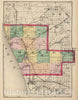 Historic Map - 1873 (Map of Muskegon County, Michigan) - Vintage Wall Art