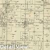 Historic Map : National Atlas - 1872 Genesee, Whiteside County, Illinois. Coleta. - Vintage Wall Art