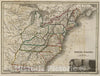 Historic Wall Map : 1824 United States - Vintage Wall Art