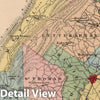 Historic Map : 1868 Franklin County, Pennsylvania. - Vintage Wall Art