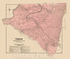 Historic Map : 1886 Union Magisterial District, Monongalia County, West Virginia. - Vintage Wall Art
