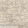 Historic Map : National Atlas - 1924 Iowa. - Vintage Wall Art