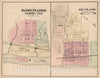 Historic Map : 1876 Baden Station Economy Twp; St. Clair - Vintage Wall Art