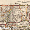 Historic Map : Palestine, Holy Land 1682 Terra Sancta, sive Promissionis olim Palestina. , Vintage Wall Art
