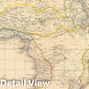 Historic Map : 1848 L'Afrique. - Vintage Wall Art