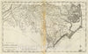 Historic Map : 1796 State of North Carolina. - Vintage Wall Art