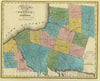 Historic Map : 1829 Oswego County. - Vintage Wall Art
