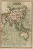 Historic Map : School Atlas - 1814 Asia - Vintage Wall Art