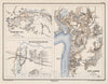 Historic Map : Military Atlas - 1875 Planche XXII. Champion Hill (Mississippi). Big Black River Bridge (Mississippi). Port Hudson (Louisiane). - Vintage Wall Art