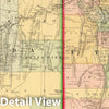 Historic Map : 1870 Utah, Nevada. - Vintage Wall Art