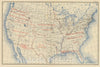 Historic Map : Statistical Atlas - 1903 1. Accessions of territory. - Vintage Wall Art