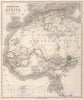 Historic Map : 1879 Northwest Africa. - Vintage Wall Art