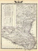 Historic Map : 1876 Map of Pope & Massac counties and Golconda. - Vintage Wall Art
