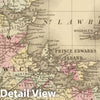 Historic Map : 1880 Nova Scotia, New Brunswick, Pr. Edward's Id. - Vintage Wall Art