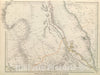 Historic Map : 1848 Nubia and Abyssinia to Bab El Mandeb. - Vintage Wall Art