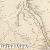 Historic Map : 1848 Nubia and Abyssinia to Bab El Mandeb. - Vintage Wall Art