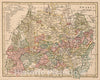 Historic Map : 1802 Swabia (Southern Germany). v1 - Vintage Wall Art
