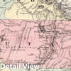 Historic Map : 1858 Oregon, Washington, California, Utah, and New Mexico. - Vintage Wall Art