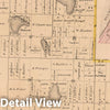 Historic Map : 1874 Wills Township, Laporte County, Indiana. - Vintage Wall Art