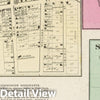 Historic Map : 1873 Wayland. Rathboneville. South Addison. - Vintage Wall Art