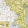 Historic Map : 1948 Maryland. Delaware. - Vintage Wall Art