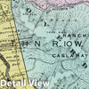 Historic Wall Map : 1898 11-12 N, 10 W. - Vintage Wall Art