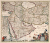 Historic Map : Saudi Arabia, Middle East 1682 Nova Persiae, Armeniae, Natoliae et Arabiae. , Vintage Wall Art