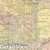 Historic Map : 1886 Indian Territory. v1 - Vintage Wall Art