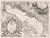 Historic Map : Adriatic Sea 1688 Golfo di Venezia. , Vintage Wall Art