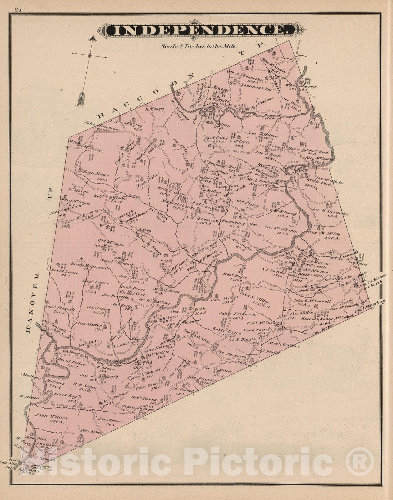 Beaver County Maps With Townships