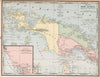 Historic Map : 1901 Map of New Guinea - Vintage Wall Art