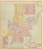 Historic Wall Map : 1874 Map of the City of St. Peter, Minn. - Vintage Wall Art