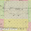 Historic Map : 1887 Allen County, Kansas. - Vintage Wall Art