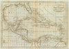 Historic Map : 1796 Chart of the West Indies. - Vintage Wall Art