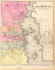 Historic Map : New Bedford (Mass.), Massachusetts, 1871 New Bedford. , Vintage Wall Art