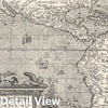 Historic Map : National Atlas - 1587 (Facsimile) America by Ortelius. - Vintage Wall Art