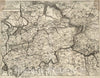 Historic Map : Belgium, 1706 26. Carte particuliere du Pays de Waes. 1706. , Vintage Wall Art