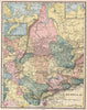 Historic Map : 1901 Russia in Asia - Vintage Wall Art