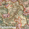 Historic Map : Rhineland-Palatinate , Germany 1682 Exactissima Palatinatus Rheni ac Ducatus Bipontini Tabula. , Vintage Wall Art