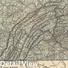 Historic Map : National Atlas - 1845 Pennsylvania. - Vintage Wall Art