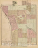 Historic Map : 1874 Map of Stillwater, Washington Co, Minn. - Vintage Wall Art