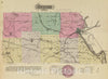 Historic Map : 1887 Atchison County, Kansas. - Vintage Wall Art
